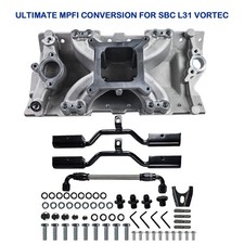 Fits Sbc Chevy 350 L31 Vortec Single Plane Efi Intake Manifold With Fuel Rails Fits Sbc Chevy 350 L31 Vortec Single Plane Efi Intake Manifold With Fuel Rails
