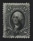 CKStamps: US Stamps Collection Scott#97 12c Washington Used Signed CV$250