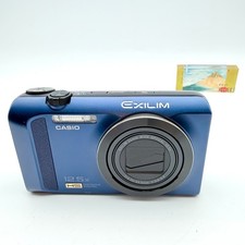 CASIO EXILIM EX-ZR200 Digital Camera Blue Compact 12MP High Speed Japan