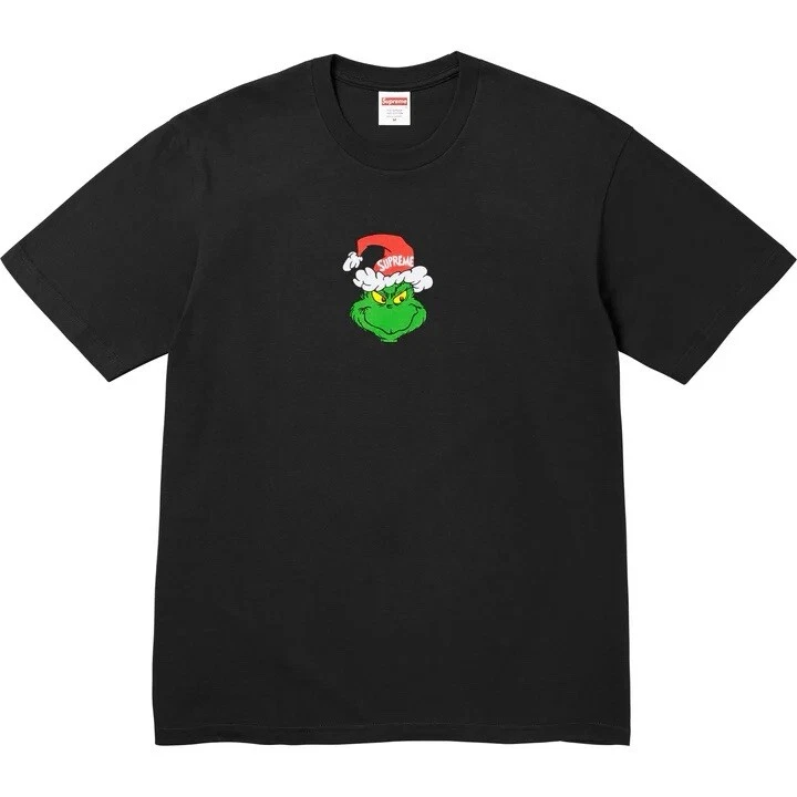 T shirt Supreme Grinch taille S noir DS neuf