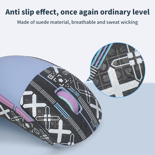 Mouse Sticker For Xtrfy M8W Mouse Grip Tape Skate Handmade Non Slip Lizard Skin - Afbeelding 6 van 22