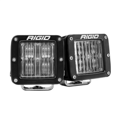 Rigid Industries 3''x3'' D-Series Pro SAE LED Fog Light Pair - White