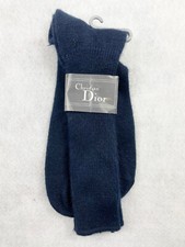 VINTAGE CHRISTIAN DIOR ORELLE  ACRYLIC  RAYON SOCKS 6.5 - 12 / 10-13 - NOS