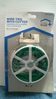 Home Plus Wire Ties With Cutter 98 FT    (9324062)  FS 