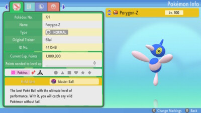 Ultra Shiny 6IV Porygon-Z Pokemon Brilliant Diamond Shining Pearl Fast Trade