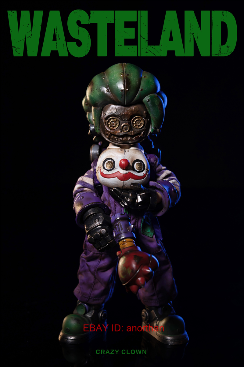 WeArtDoing Studio Wasteland Crazy Clown Joker 8in H26cm Action