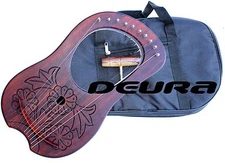 BRAND NEW 10 Strings ROSEWOOD Lyre Harp Celtic + Tuning Key & bag Case DLH-830D