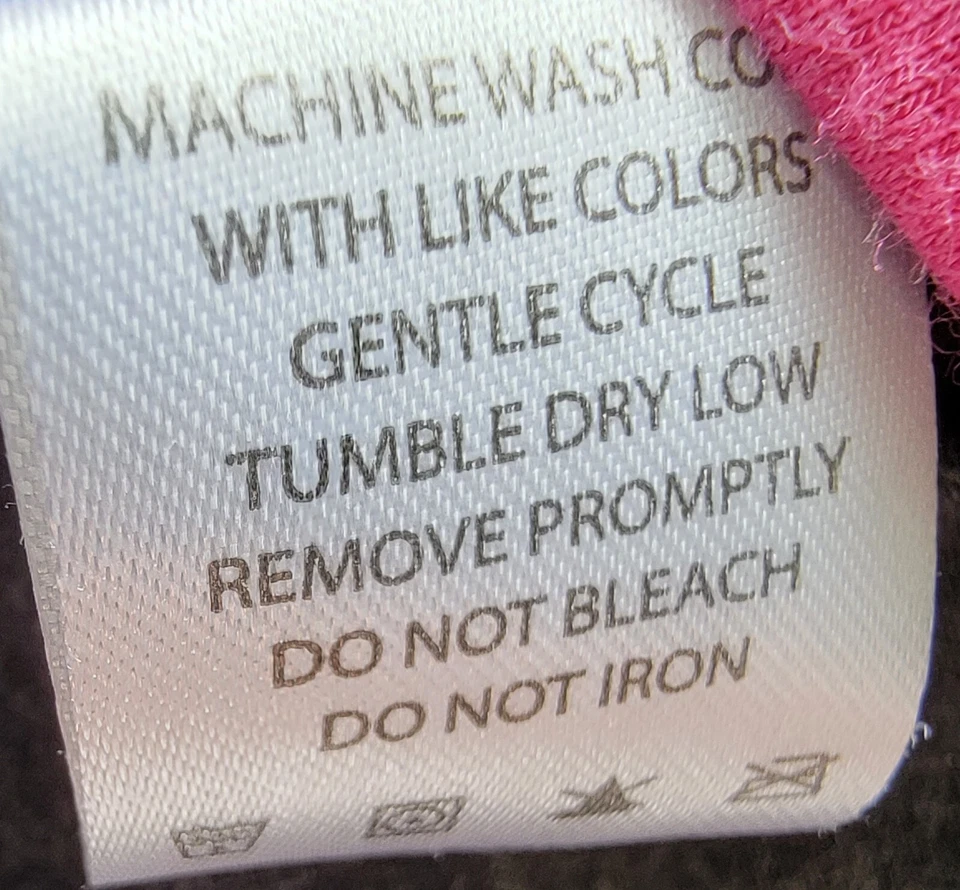 Green Apple Womens Shirt Top Blouse Size S Small Pink Black - Image 4 of 4