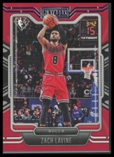 2021-22 Panini Chronicles Purple #281 Zach LaVine Chicago Bulls