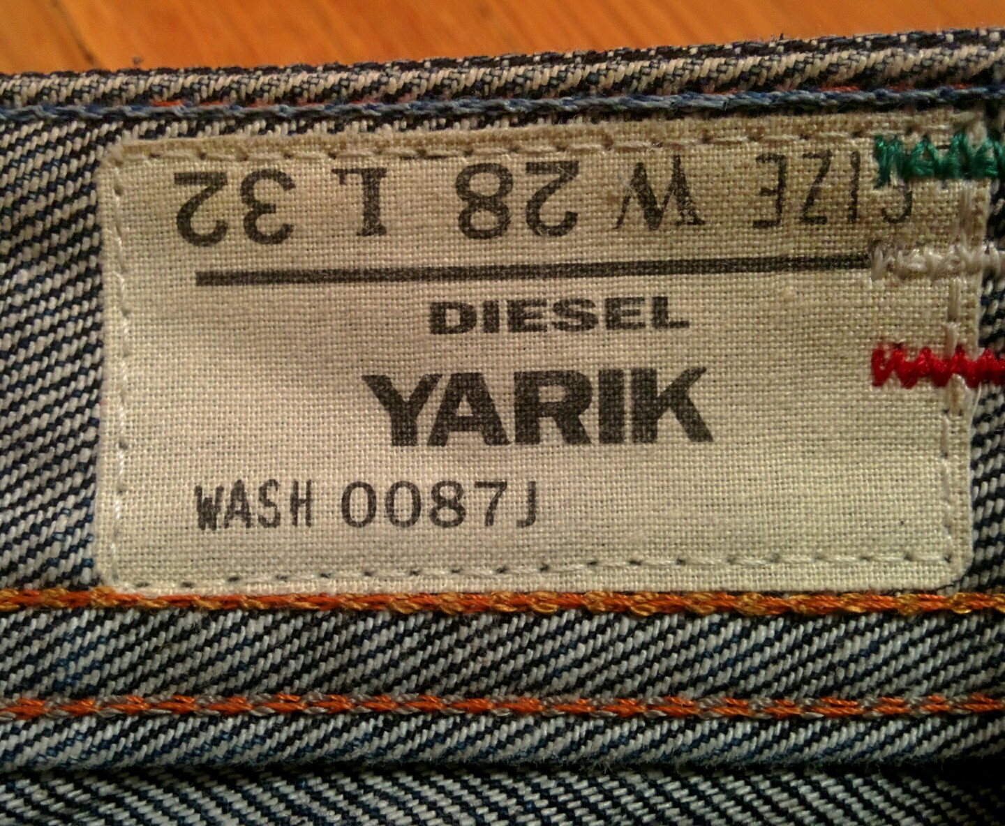 RaRe DIESEL YARIK WASH 0087J JEANS 32 x 
