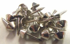 500 pcs Tapered Cone Head  Nickel Plated Decorative Tack Nail Upholstery Stud
