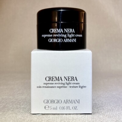 Giorgio Armani Crema Nera Supreme Reviving Light Cream MINI .16oz
