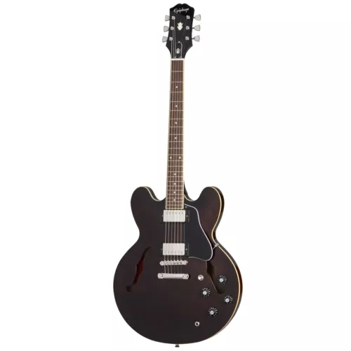 Epiphone Jim James Signature ES-335 Semi-Hollow Guitar, Seventies Walnut, Hardsh