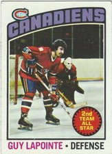 1976 O-Pee-Chee NHL #223 Guy Lapointe Canadiens  NM