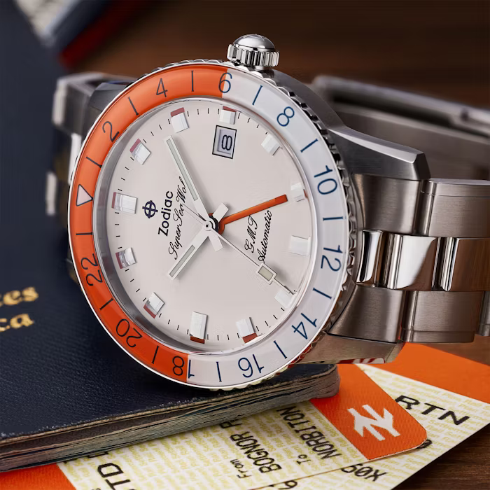 Zodiac Super Sea Wolf GMT Limited Edition Hodinkee Automatic