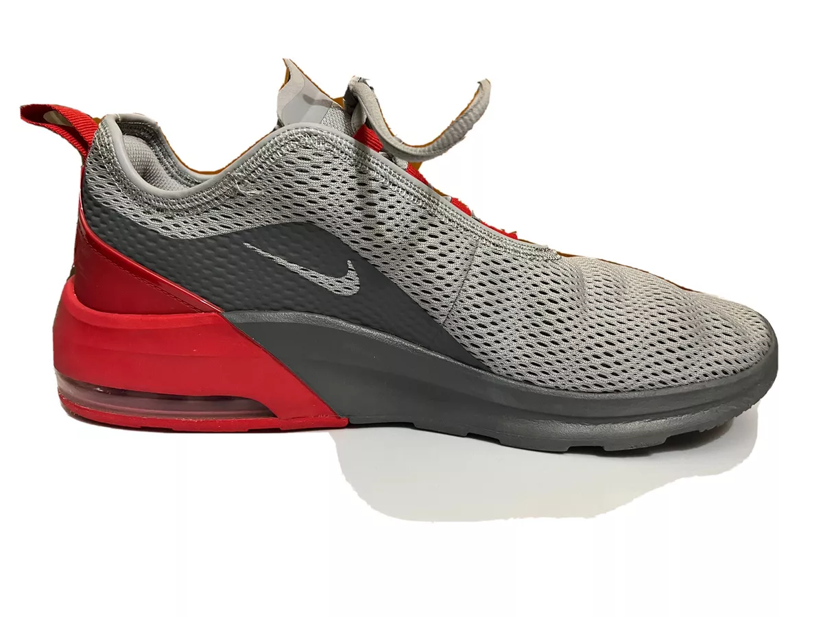 Chaussures d entrainement de course homme Nike Air Max Motion 2 gris rouge tail