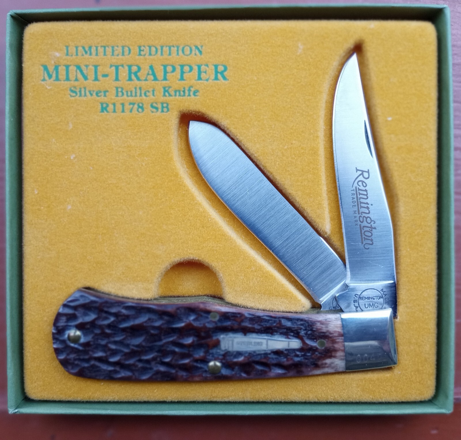 Remington Silver Bullet Knife, Collectors Edition 1 Of 5000 Sterling