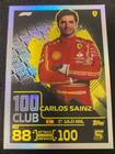 Topps Turbo Attax 2024 Formula 1 Carlos Sainz Scuderia Ferrari 100 Club #338