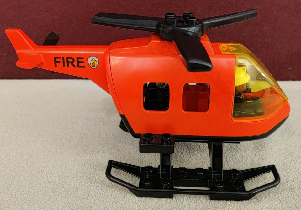 Lego Duplo 4967 - l'Hélicoptère des Pompiers - Fire - Photo 4/4