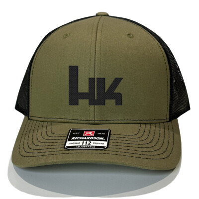 Heckler & Koch HK Logo Embroidered Richardson Snapback Trucker 112 Cap ...