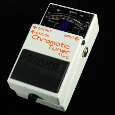 Boss TU-2 Withbox Chromatic Stage Tuner Guitar Bass Effect Pedal  From japan