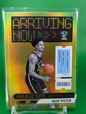 Jalen Wilson Rookie 2023-24 Panini NBA Hoops Arriving Now Gold Holo #28