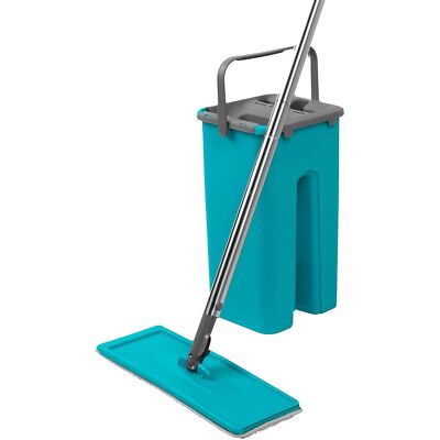 Beldray Flachmopp mit Auswringeimer Bodenwischer Wischmopp Reinigungsmopp 