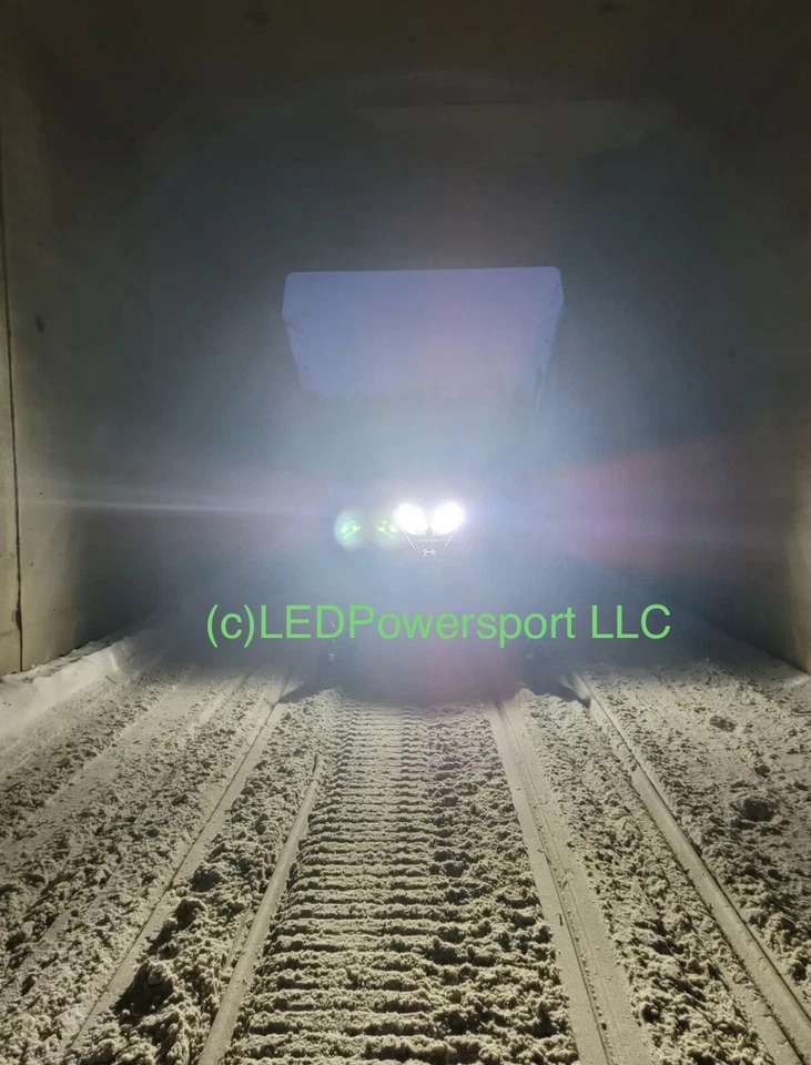 2005 Polaris Fusion 900 kit de faróis de LED plug & play VENDIDO PELA SNOWMOBILER - Imagem 4 de 4