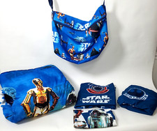Star Wars The Force Awakens 4 Piece Blue Twin Bedding Set Reversible Comforter