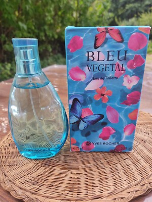 Yves Rocher Eau de Toilette Bleu Végétal Parfum 75 ml Spray in Box 