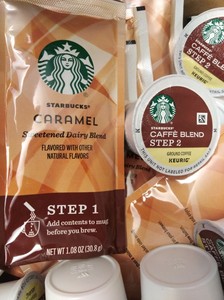 starbucks caramel caffe latte 2 step k cups