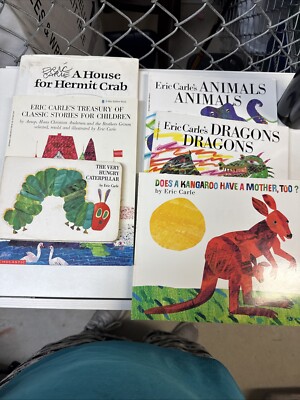 Lotto Di 5 Libri Eric Carle PB/HC/tavola Per Bambini Piccoli *mix - Foto 2