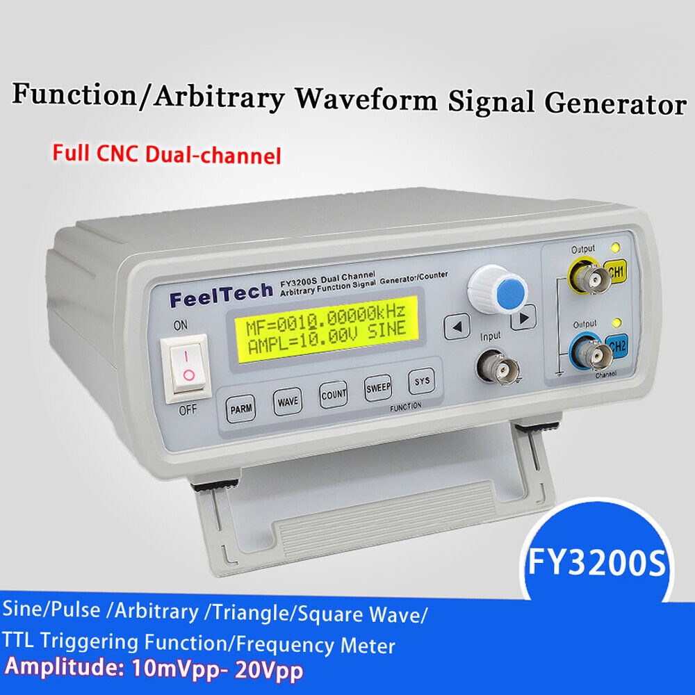 FY3200 Digital DDS Zweikanal-Funktion Signalquelle Generator Frequenzmesser