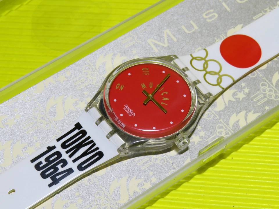 MusiCall Swatch - TOKYO 1964 - SLZ100 in NEU & OVP mit WECK-FUNKTION - Bild 4 von 4