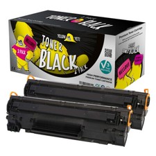 2 Black TONER Cartridge unbrand fits for HP CE285A 85A P1102 P1102w M1130