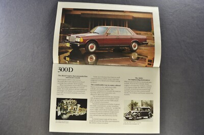 1978 Mercedes-Benz Brochure 240D 300 D CD 280 E CE SE 450 SL SEL