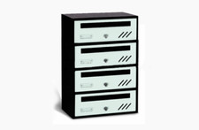 CASSETTA POSTALE CASELLARI POSTALI ORIZZONTALI METALPLUS 3610 1-3-4-5-6 posti