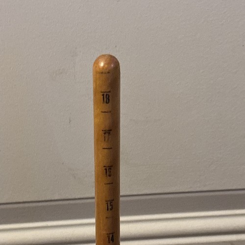 1950s DRITZ Skirt Marker Wood Adjustable 6" to 18" Vintage HEM Guide Stand - Picture 3 of 7