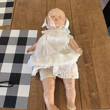 vintage 15 inch baby doll open and close eyes