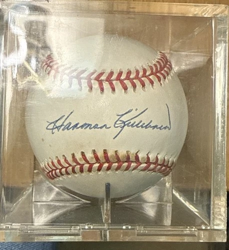 Harmon Killebrew Signed Autographed Baseball HOF 1984