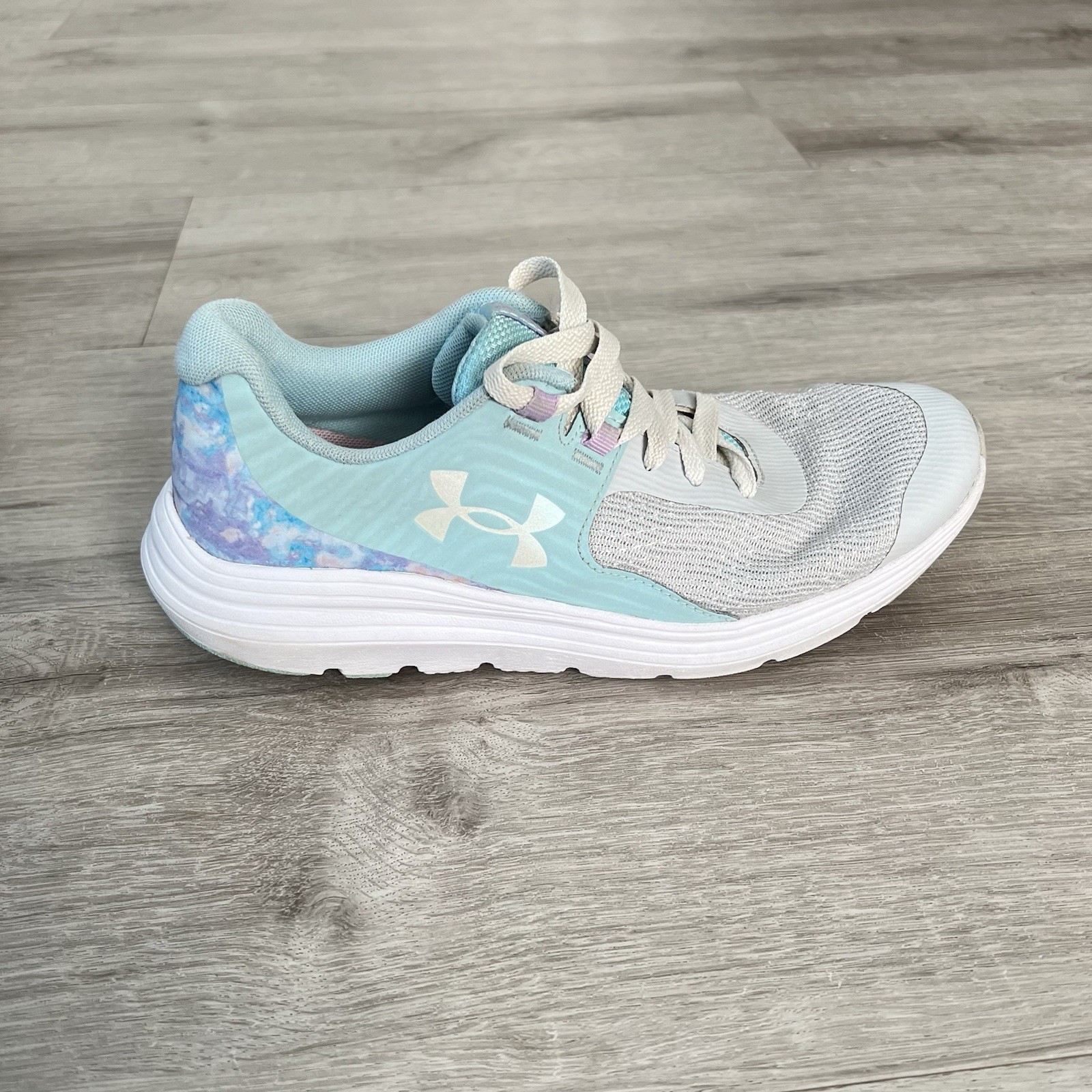 SAOLA Scarpe da corsa Under Armour ragazza 5 anni donna 6 5 stampa outhustle 3025061 301 grigio