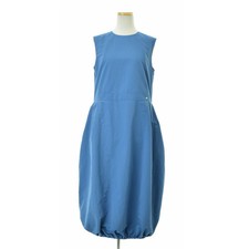 Mina Perhonen Rain Lake Balloon Long Sleeveless Dress Blue Size 38 Used