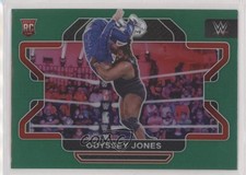 2022 Panini Prizm WWE Green Prizm Odyssey Jones #48 0b3