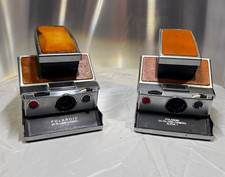 Lot of 2 Polaroid SX-70 Alpha 1 and Original Land Cameras not tested