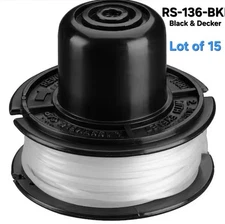 (Master Pack) Black & Decker RS-136-BKP, Replacement Bump Feed Spools, (Lot 15)