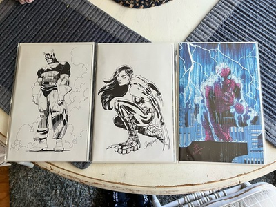 #ad Lot Of 3 Virgin Variant Comics 2 JRJR 1 J Scott Campbell Near Mint $100.00