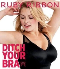 NWT RUBY RIBBON BLACK SHEER FULL SUPPORT CAMI W/ ADJUSTABLE STRAPS Size 46