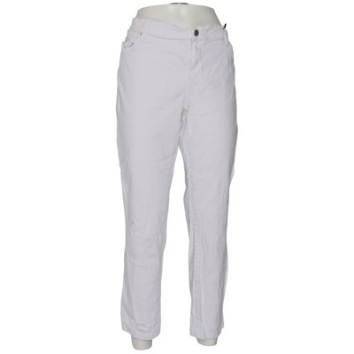 Jeans, Größe: L, Weiß, Einfarbig, Denim, Damen #DNJ