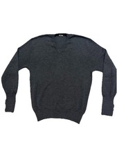 Original Bundeswehr Kommandopullover BW Pullover grau 80% Schurwolle Vintage