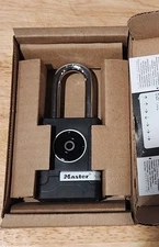 Master Lock 4401LHEC Bluetooth Outdoor Padlock, New